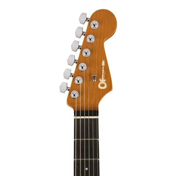 Charvel Pro Mod DK24 HH 2PT Abanoz Klavye Gloss Black Elektro Gitar