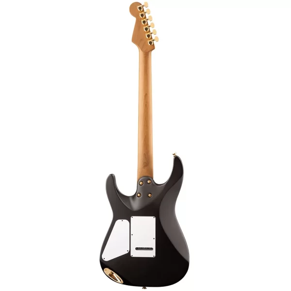 Charvel Pro Mod DK24 HH 2PT CM Poplar Burl Karamelize Akçaağaç Klavye Transparent Black Burst Elektro Gitar