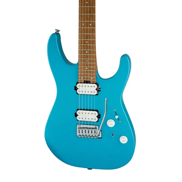 Charvel Pro Mod DK24 HH 2PT Karamelize Akçaağaç Klavye Matte Blue Frost Elektro Gitar
