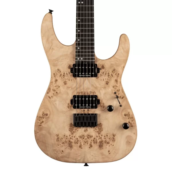 Charvel Pro Mod DK24 HH HT E Mahogany with Poplar Burl Top Abanoz Klavye Desert Sand Elektro Gitar