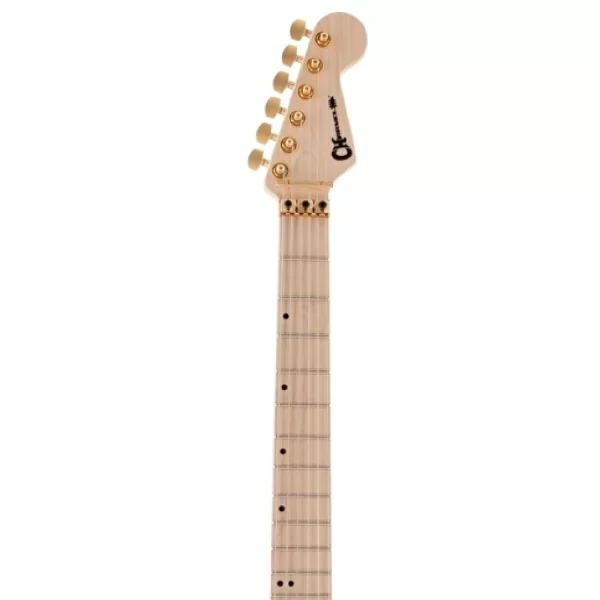 Charvel Pro Mod DK24 HH Mahogany  Quilt Maple Top Floyd Rose Akçaağaç Klavye Dark Amber Elektro Gitar