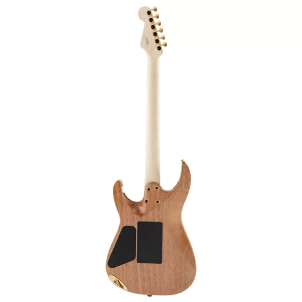 Charvel Pro Mod DK24 HH Mahogany  Quilt Maple Top Floyd Rose Akçaağaç Klavye Dark Amber Elektro Gitar