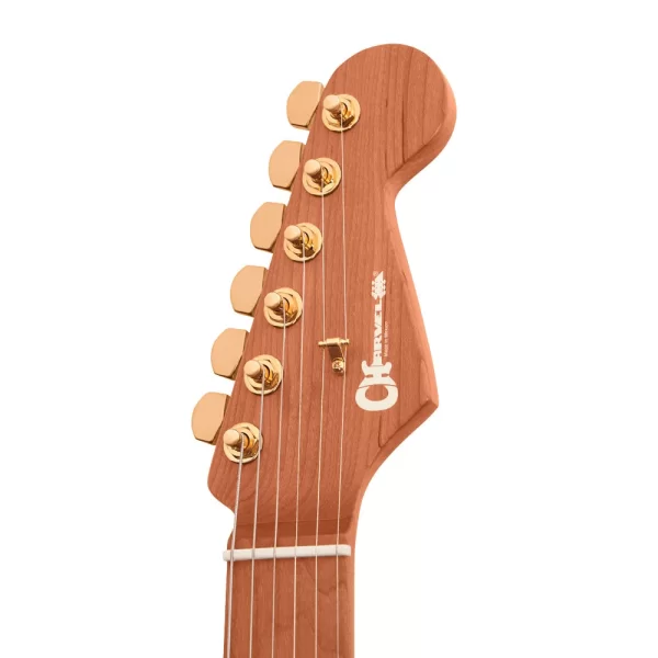 Charvel Pro Mod DK24 HSS 2PT CM Karamelize Akçaağaç Klavye Snow White Elektro Gitar