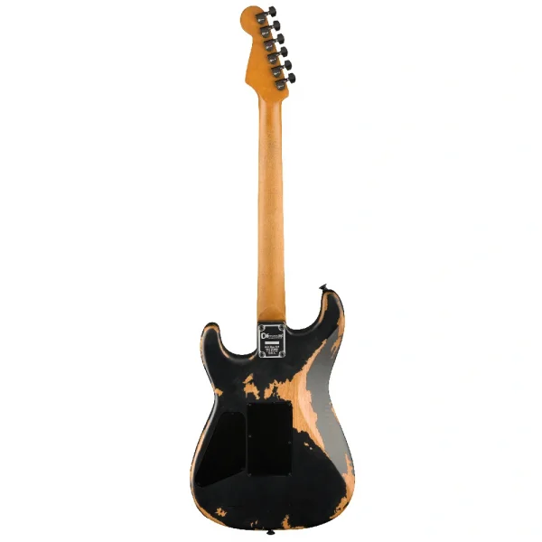 CHARVEL Pro Mod Relic San Dimas Style 1 HH FR Pau Ferro Klavye Weathered Black w/Bag Elektro Gitar