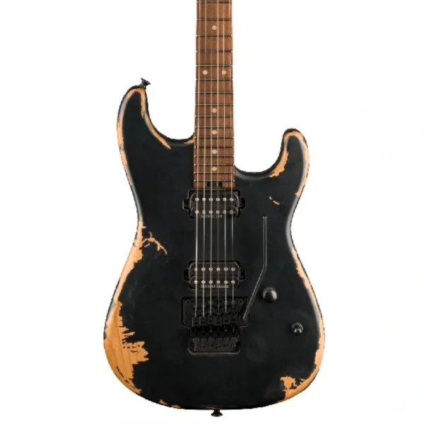 CHARVEL Pro Mod Relic San Dimas Style 1 HH FR Pau Ferro Klavye Weathered Black w/Bag Elektro Gitar