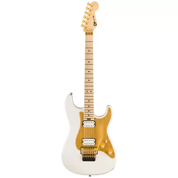 Charvel Pro Mod So-Cal Style 1 HH FR Akçaağaç Klavye GPG Snow White Elektro Gitar