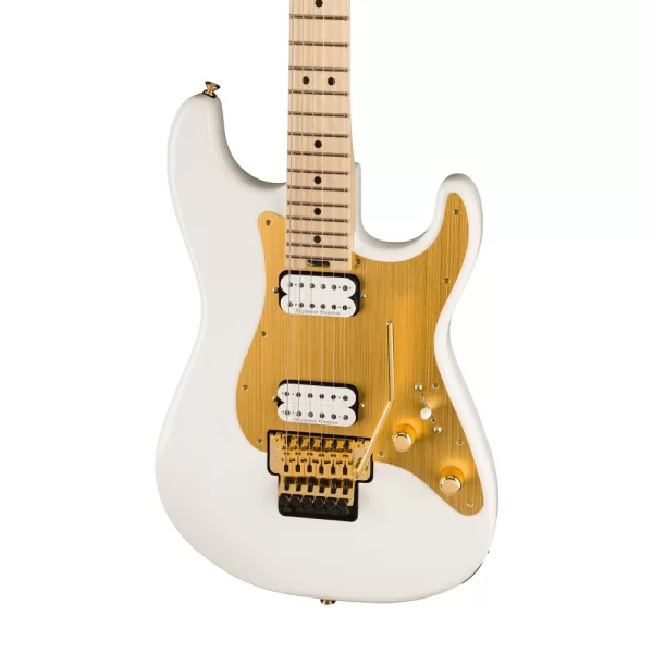 Charvel Pro Mod So-Cal Style 1 HH FR Akçaağaç Klavye GPG Snow White Elektro Gitar