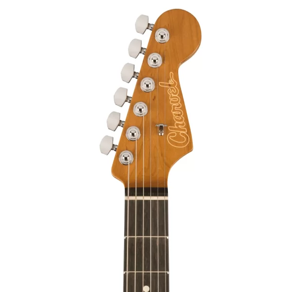CHARVEL Super Stock DK22A 2PT EB Abanoz Klavye Gloss Black Elektro Gitar