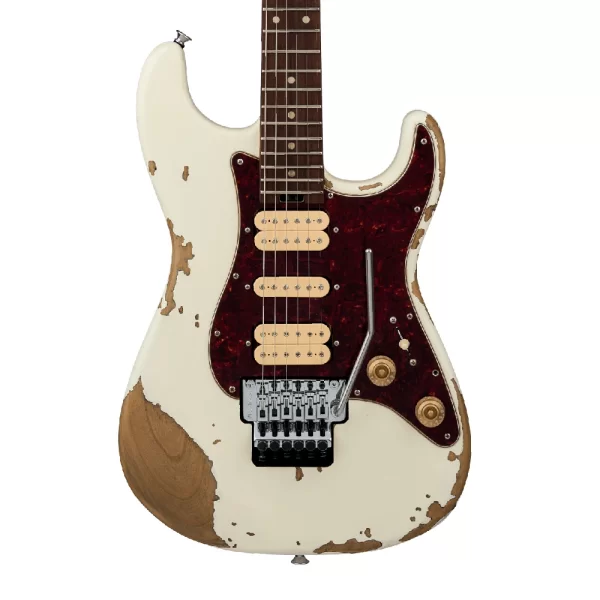 Charvel Super-Stock So-Cal Style 1 HSH FR Relic Gülağacı Klavye Aged Arctic Elektro Gitar
