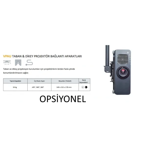 CHIEF VCMUW Çok Ağır Projeksiyonlar için Profesyonel Projeksiyon Askı Aparatı