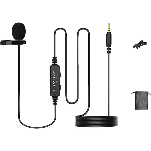 CKMOVA LCM2 Klipsli Yaka Mikrofonu Condanser Omnidirectional