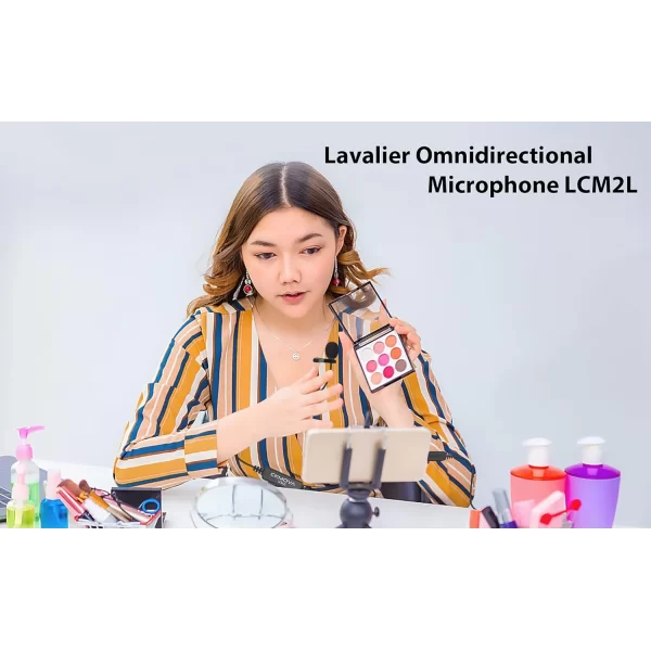 CKMOVA LCM2L Iphone Ipad ve IOS için Lightning Girişli Yaka Mikrofonu