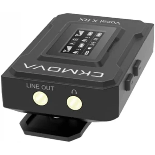 CKMOVA Vocal X V1 Ultra kompakt 2,4 GHz Tek Yaka Kablosuz Mikrofon Seti