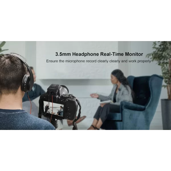 CKMOVA Vocal X V1 Ultra kompakt 2,4 GHz Tek Yaka Kablosuz Mikrofon Seti