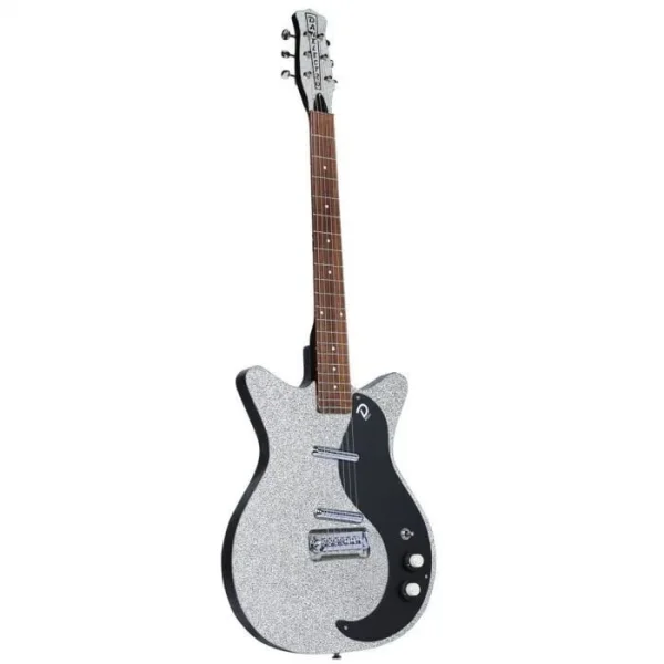 Danelectro 59MNOS+ Elektro Gitar Silver Metalflake