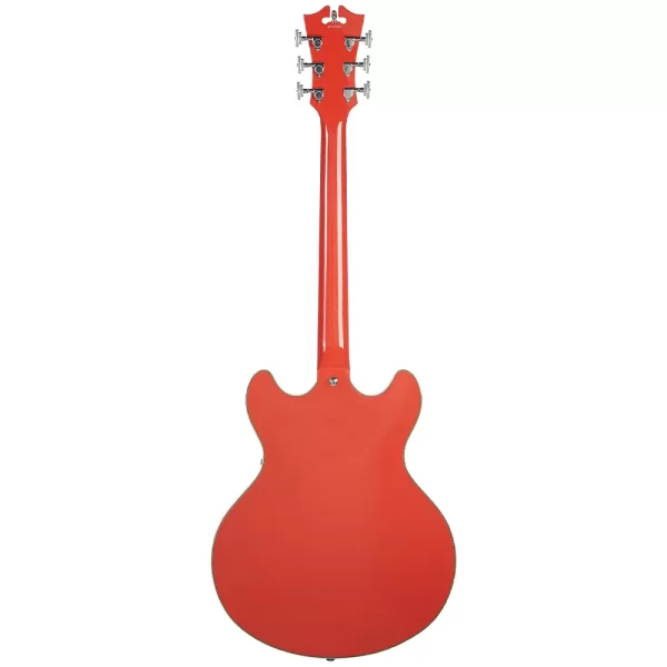 Dangelico DAPDCFRCSCB Premier DC Fiesta Red Elektro Gitar