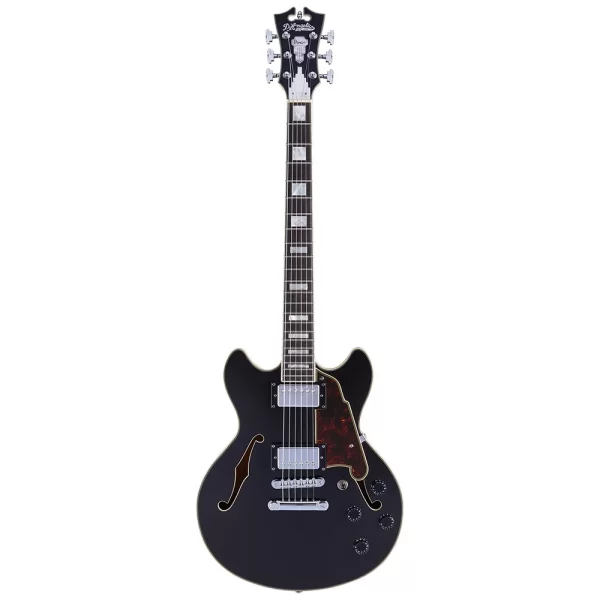 Dangelico DAPMINIDCBLFCS Premier Mini DC Black Flake Elektro Gitar