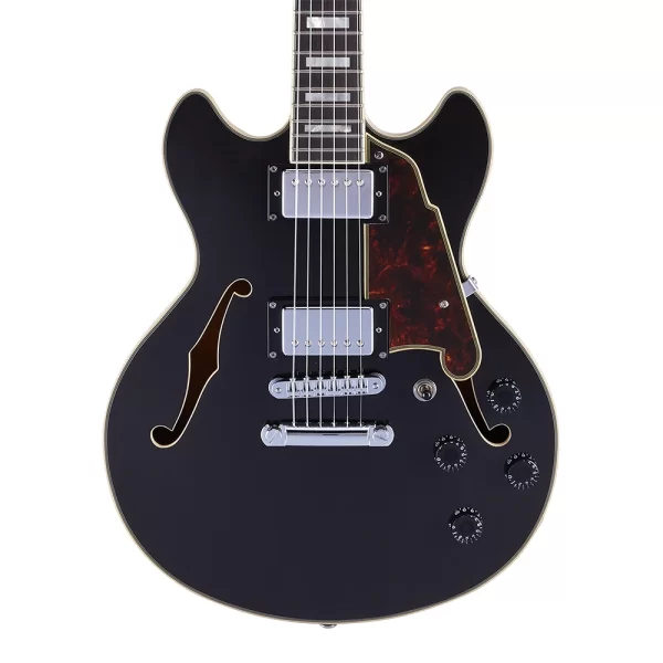 Dangelico DAPMINIDCBLFCS Premier Mini DC Black Flake Elektro Gitar