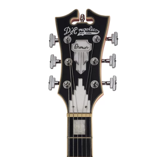 Dangelico DAPMINIDCBLFCS Premier Mini DC Black Flake Elektro Gitar