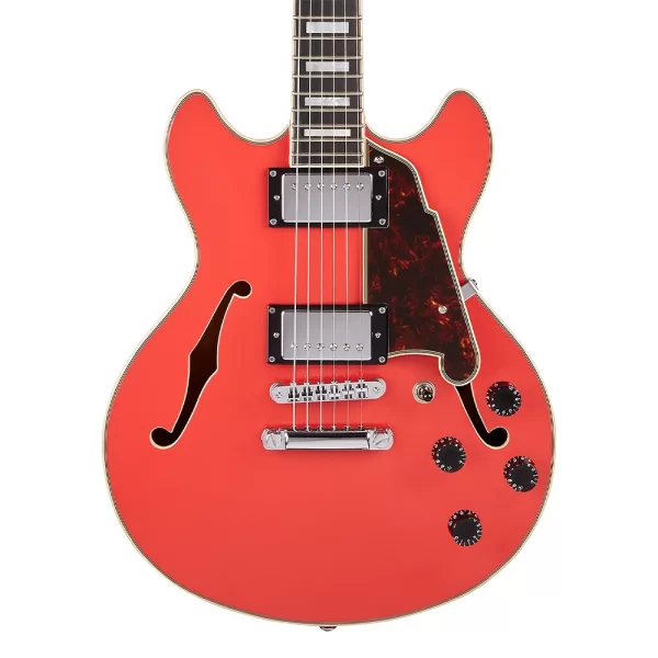 Dangelico DAPMINIDCBLFCS Premier Mini DC Fiesta Red Elektro Gitar	DAPMINIDCFRCSCB