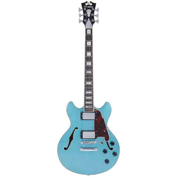 Dangelico DAPMINIDCOTCSCB Premier Mini DC Ocean Turquoise Elektro Gitar