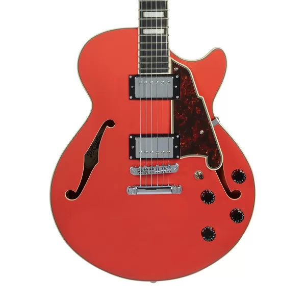 Dangelico DAPSSFRCSCB Premier SS Fiesta Red Elektro Gitar
