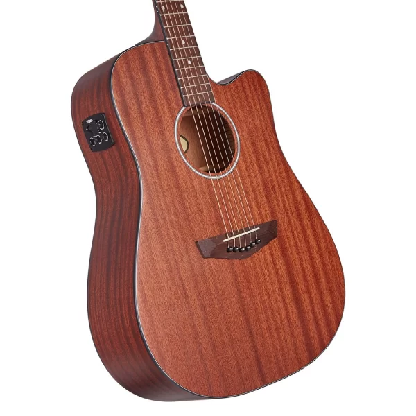 DANGELICO  Premier Bowery LS Dreadnought CE Maun Satin Elektro Akustik Gitar