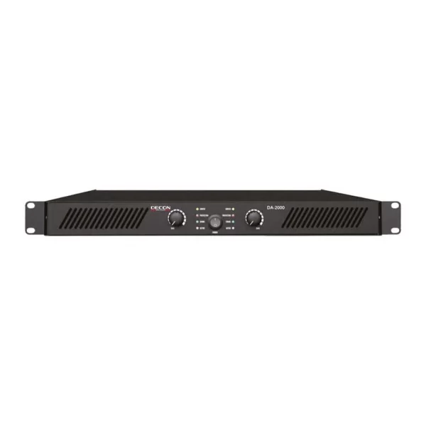 Decon DA-2000 2x500W/4-ohm 1U Power Amfi