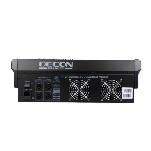 Decon DMP122FX 12 Kanal Power-Mixer 2x500W 2xEFX Bluetooth USB