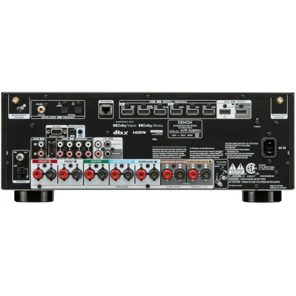 Denon AVR-X2800H 7.2ch 8K AV Receiver 7x150W