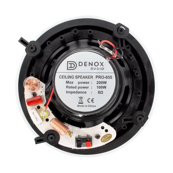 Denox PRO-655 6 2-yollu Tavan Hoparlörü, 100/8-ohm.