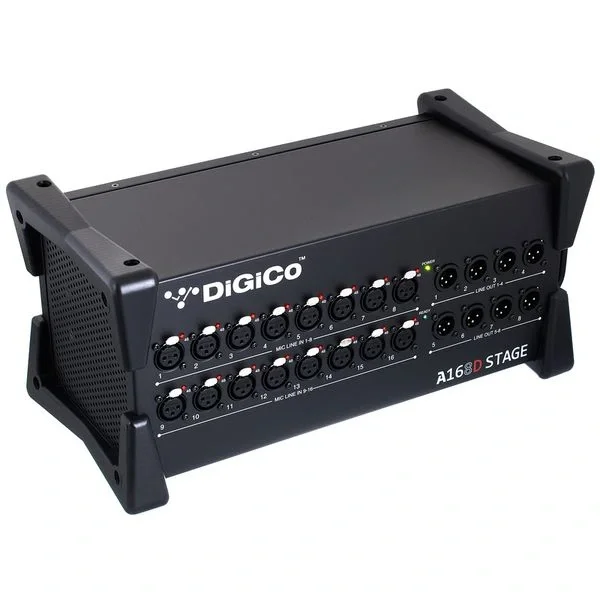 Digico A168D Stage Dante I/O Dante Stagebox