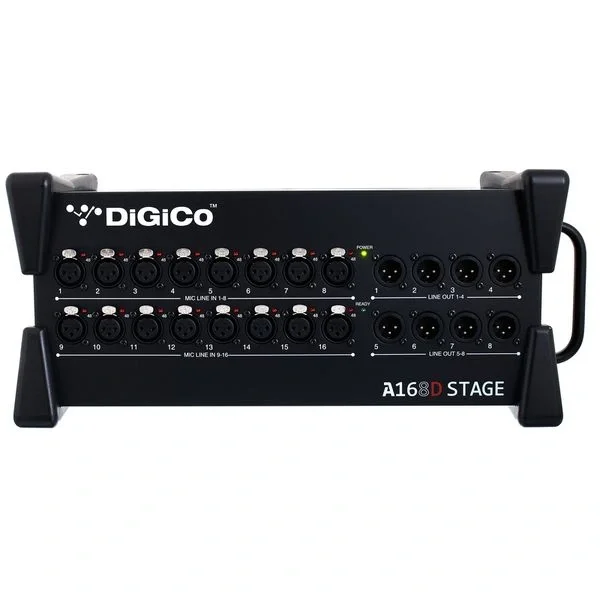 Digico A168D Stage Dante I/O Dante Stagebox