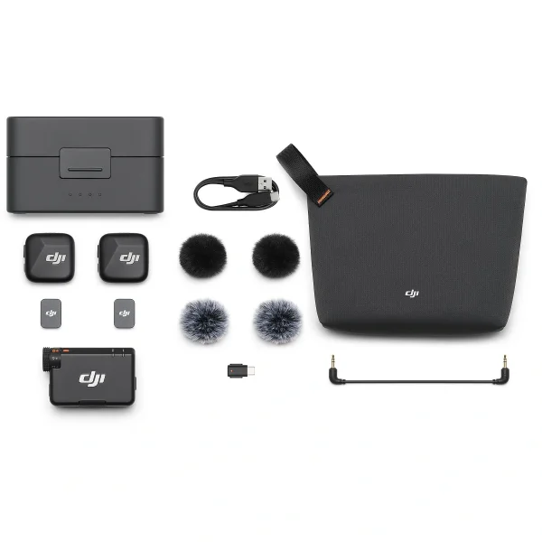 DJI Mic Mini (2 TX + 1 RX + Şarj Kutusu) Mikrofon