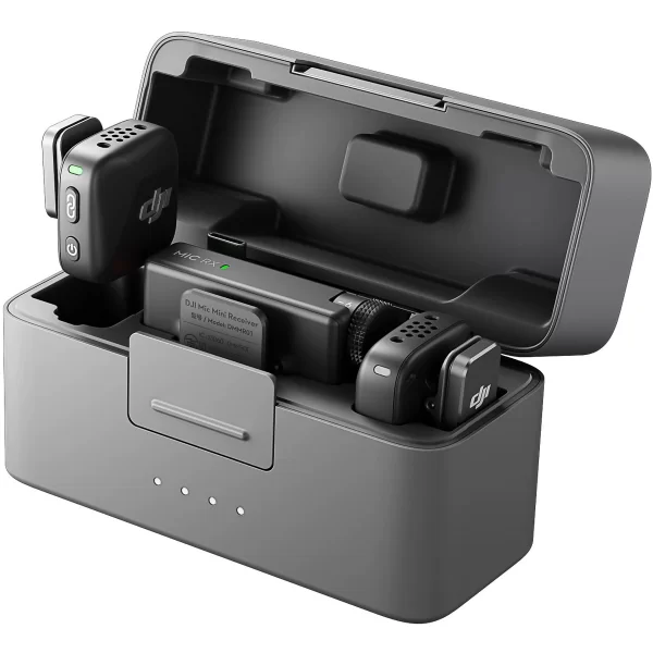 DJI Mic Mini (2 TX + 1 RX + Şarj Kutusu) Mikrofon