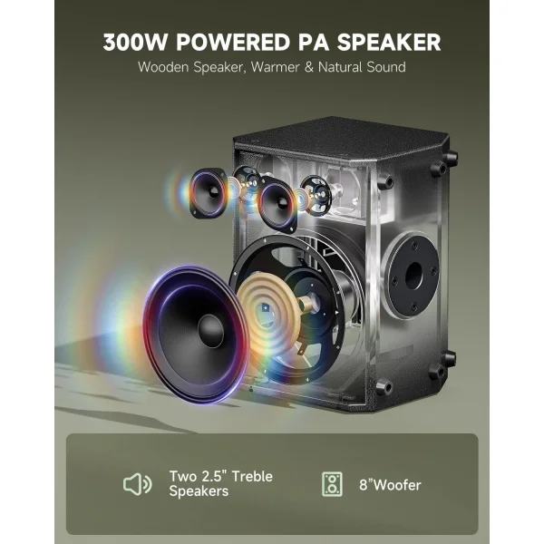 Donner Mt-1 8 Şarjlı Mobil Hoparlör,  Bluetooth 160W