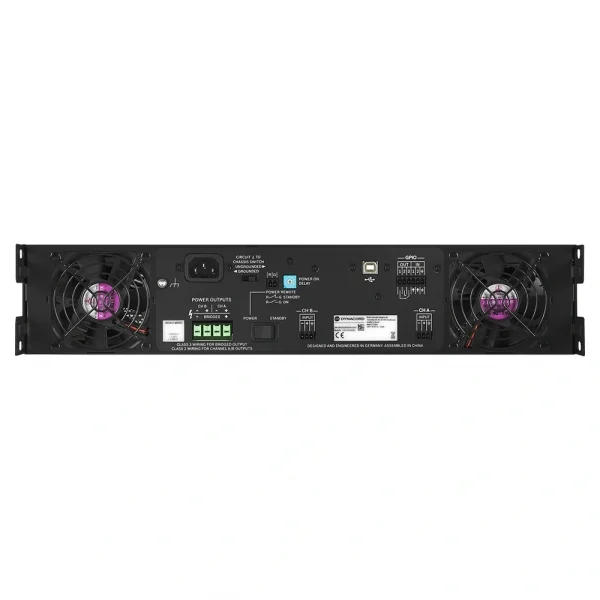 DYNACORD C1300FDI-EU C-Serisi 2x650W DSP Power Amplifier