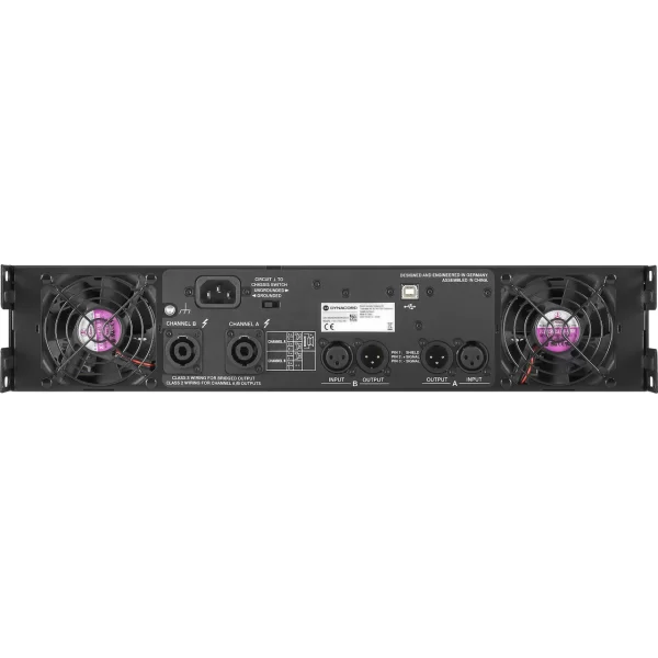 Dynacord L1800FD 2x950WW-4-ohm DSP Power Amplifier
