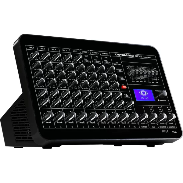 Dynacord PM502 8 Kanal Amfili Mikser 2x600W