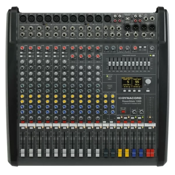 Dynacord Powermate 1000-3 10+2 Kanal Power Mixer, 2x1000W