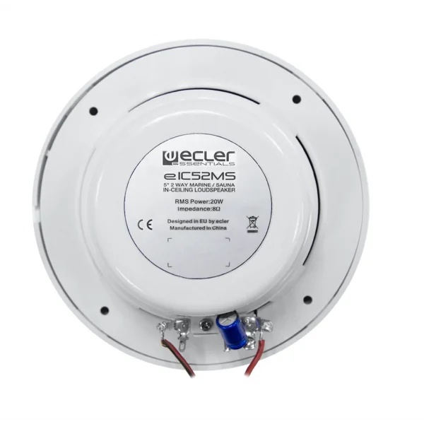 ECLER EIC52MS 5 Tavan Hoparlörü | 2-yollu | 20 WRMS | Nemli Alanlar için