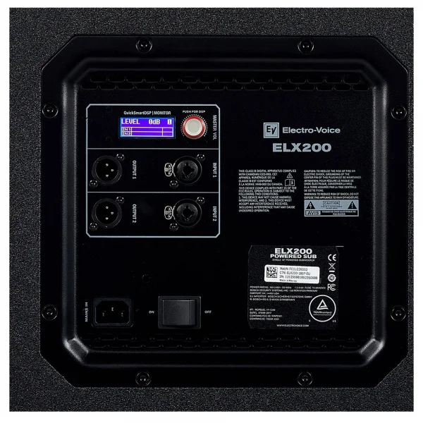 Electrovoice ELX200-18SP 18” Aktif Subwoofer 1200W 132-db