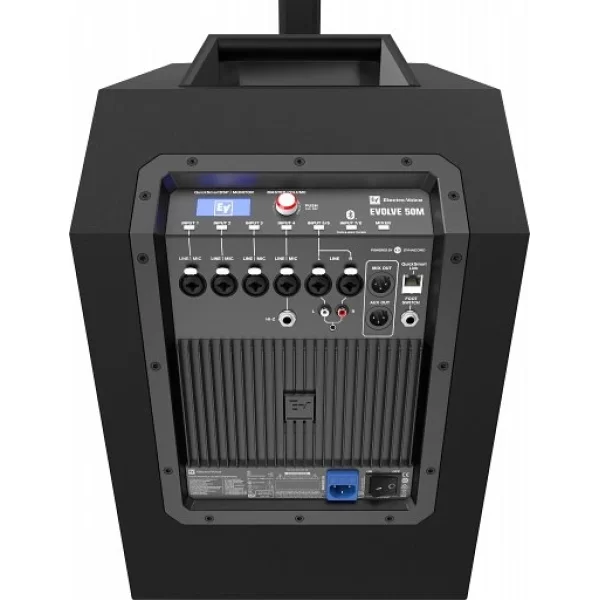 Electro Voice EVOLVE 50-M BLACK APP Kontrol Mikserli Column Array Aktif Ses Sistemi, 12 Sub+8x35 127-dB