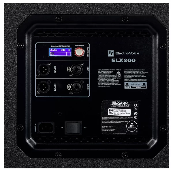 ElectroVoice ELX200-18P-EU 2-Yollu 18” Aktif Sub Hoparlör