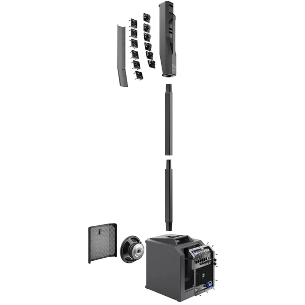 Electro Voice EVOLVE 30-M BLACK APP Kontrol Aktif Mikserli Column Array Aktif Ses Sistemi 10 SUB + 6x2.8