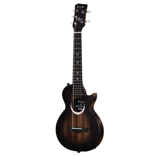 Enya EUT-MOON 5-STRING/BK/EQ Tenor Ukulele w/Gigbag Dahil