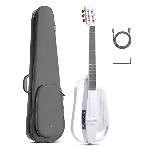 Enya NEXG 2N CL WH Beyaz Renk Elektro Klasik Gitar