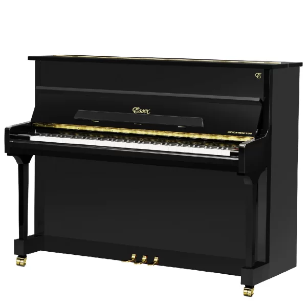ESSEX EUP-116 E Parlak Siyah 116 CM Duvar Piyanosu