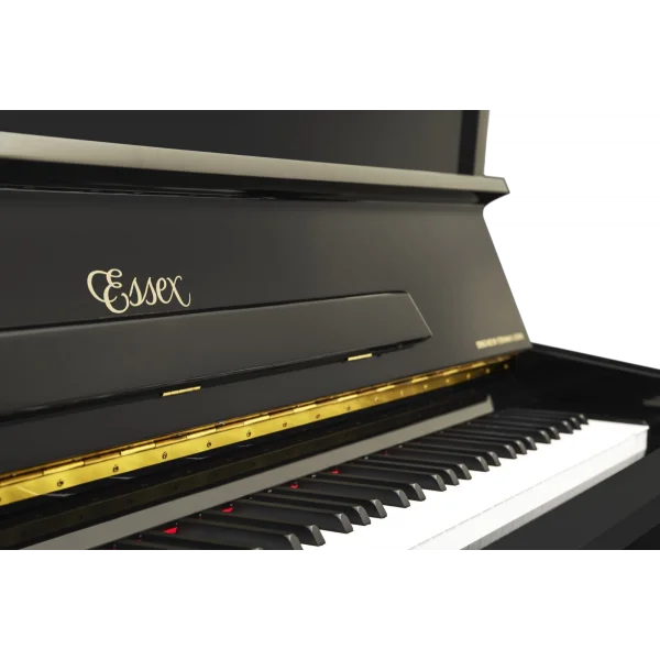 ESSEX EUP-116 E Parlak Siyah 116 CM Duvar Piyanosu