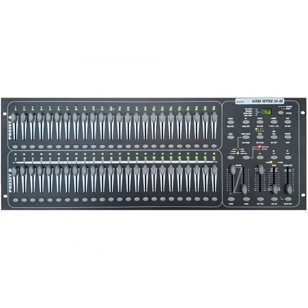 Eurolite DMX Scene Setter 48 Kanal DMX Dimmer Kontrol Mikseri 24/48